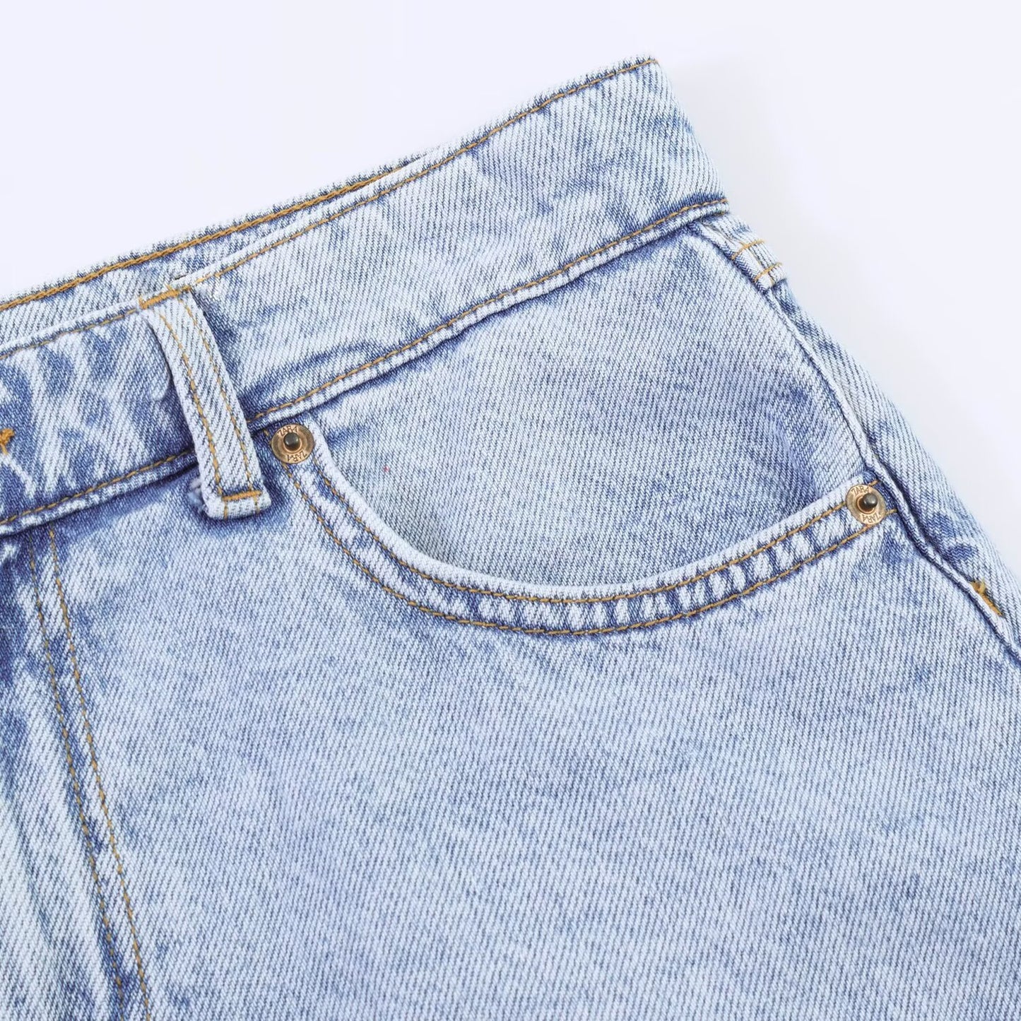 Street splicing crochet casual shorts