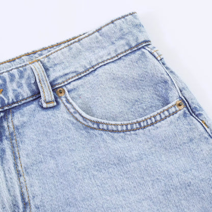 Street splicing crochet casual shorts